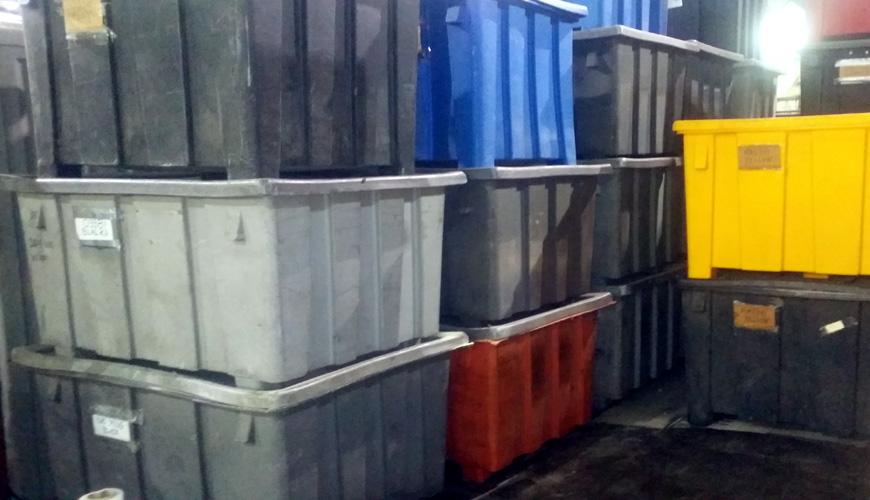 Bulk Storage Containers, Plastic Gaylord Containers - Rotomolding, Rotational Molding